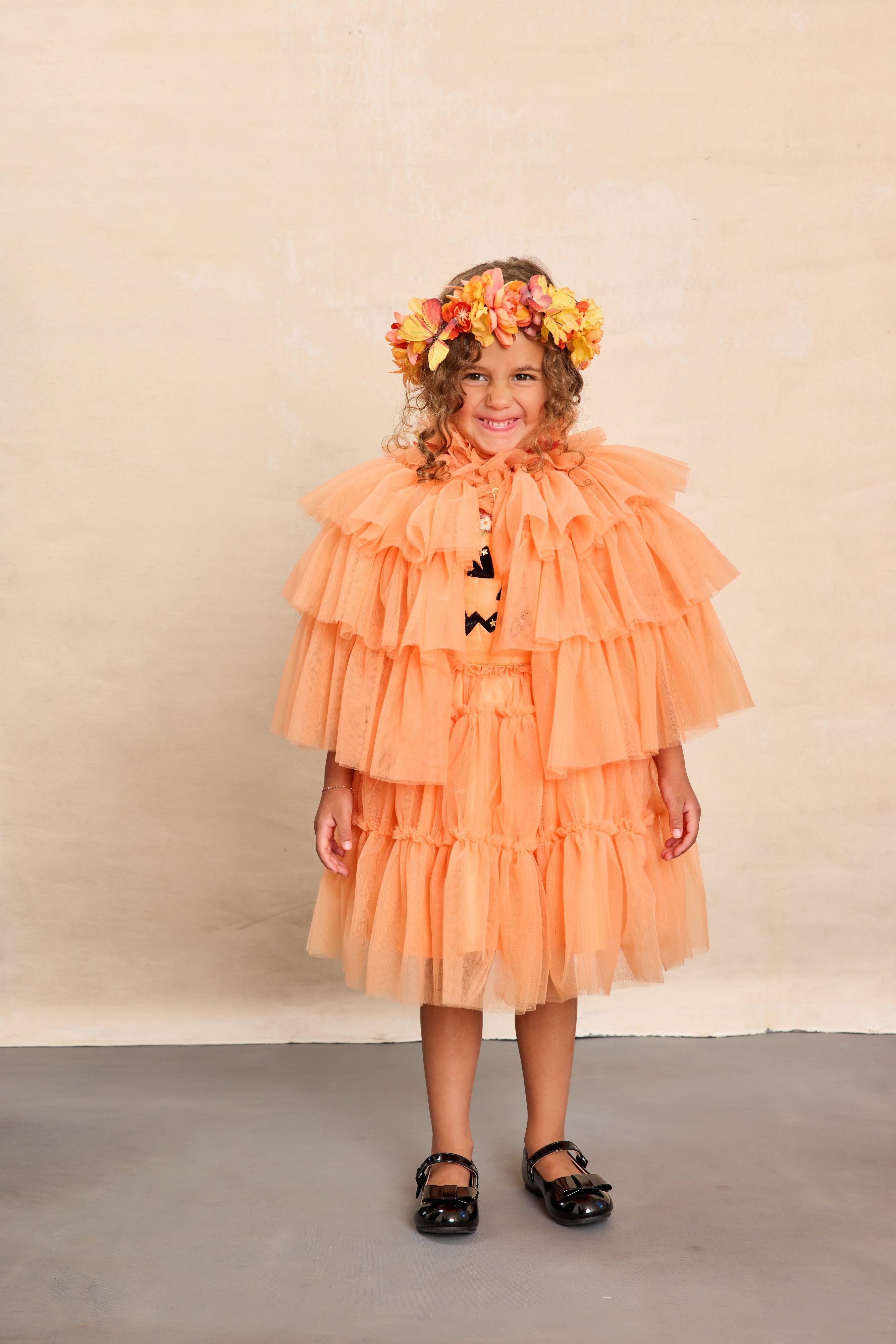Kids Pumpkin Halloween Costume Set for Girls | Chasing Fireflies Kids Pumpkin Halloween Costume Set for Girls | Chasing Fireflies