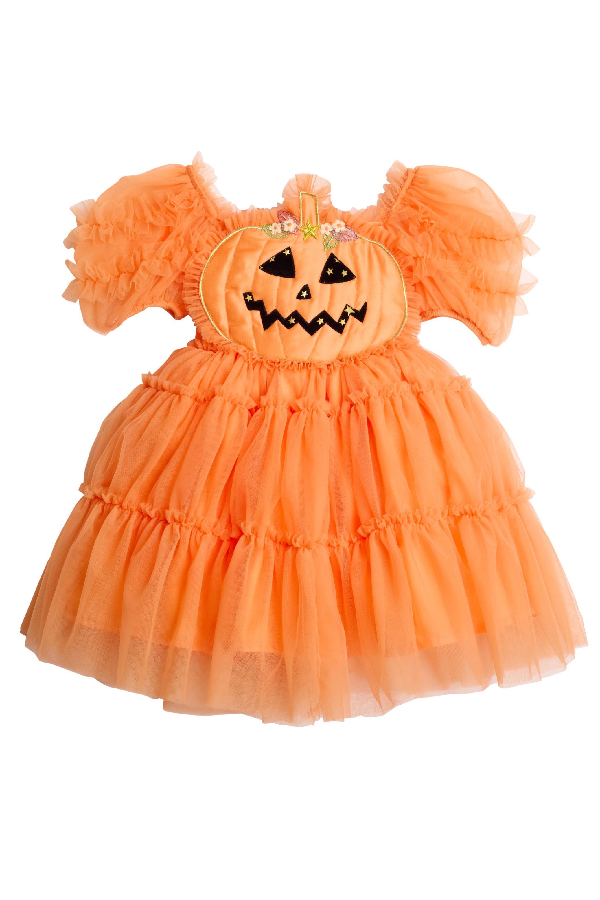 Pumpkin Dress for Girls
