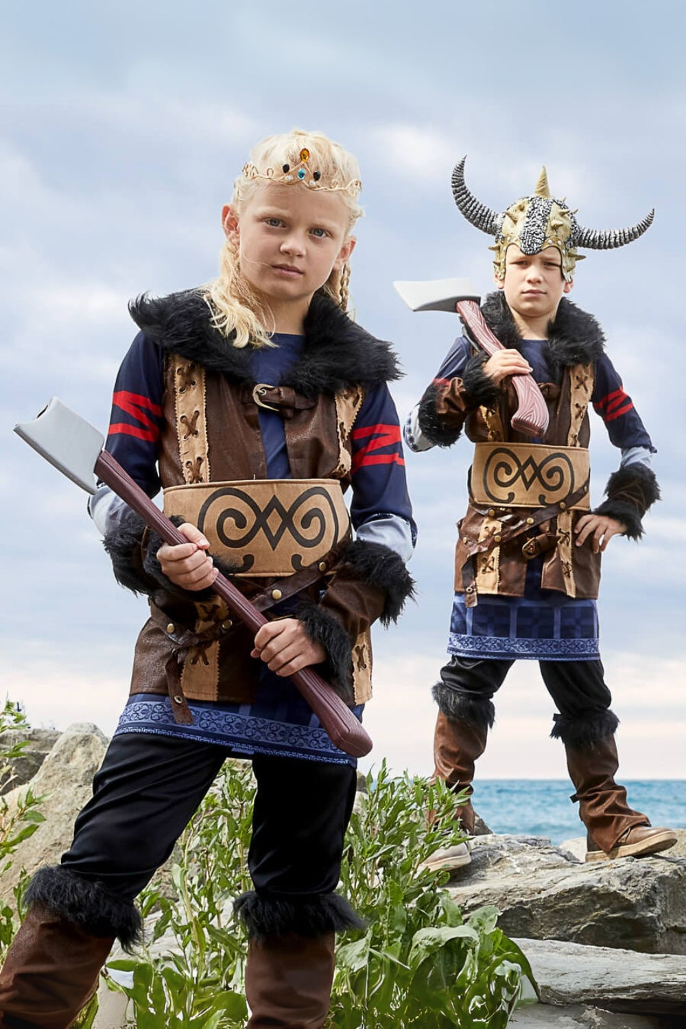 Viking Girl Chasing Fireflies - Main Image