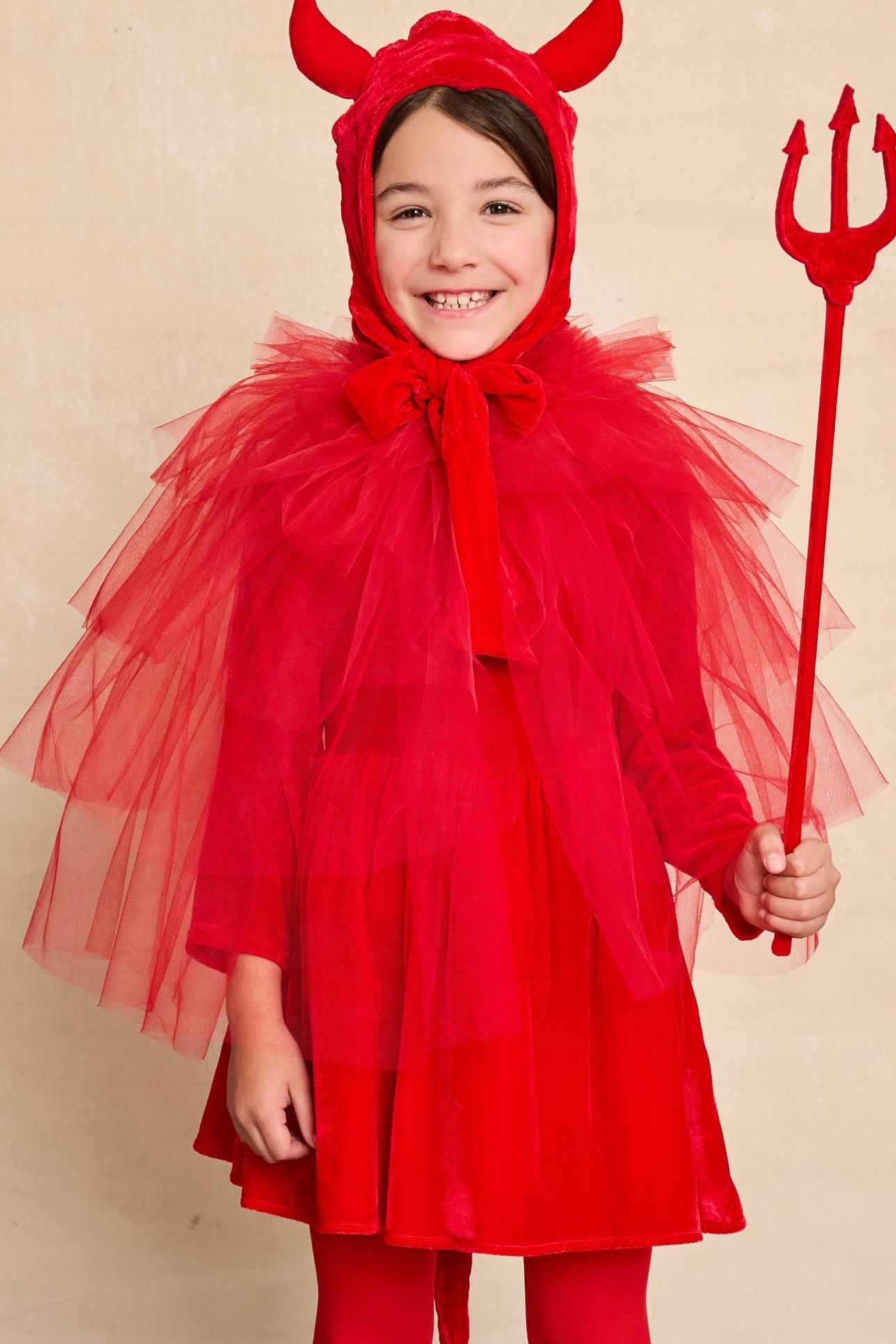 Vintage Devil Cape For Kids - Chasing Fireflies