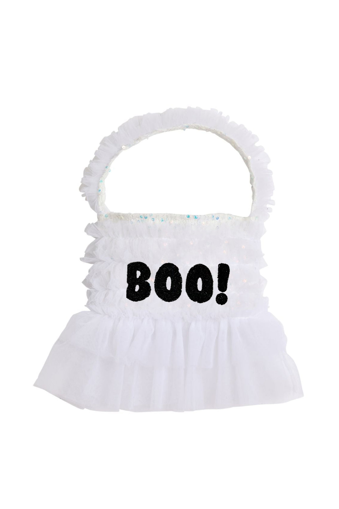 White BOO! Handbag For Girls