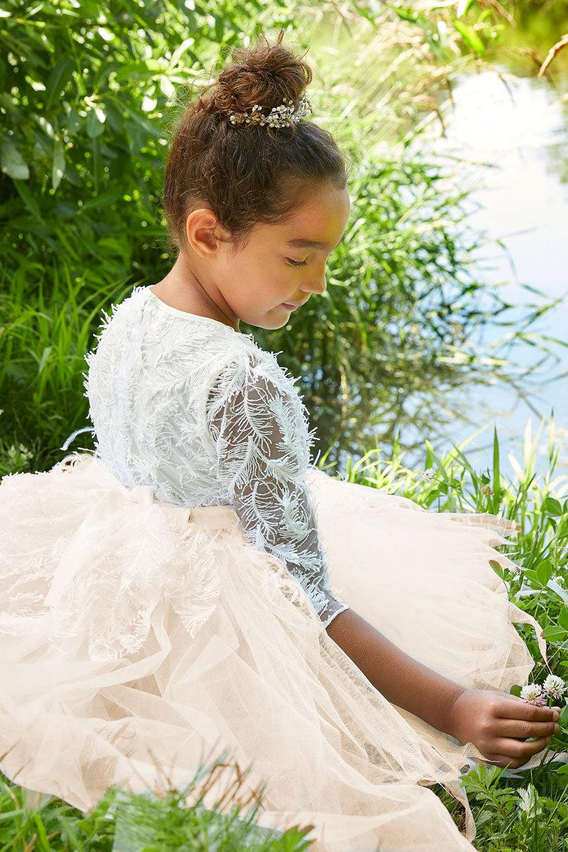 White Swan Costume for Girls-Chasing Fireflies