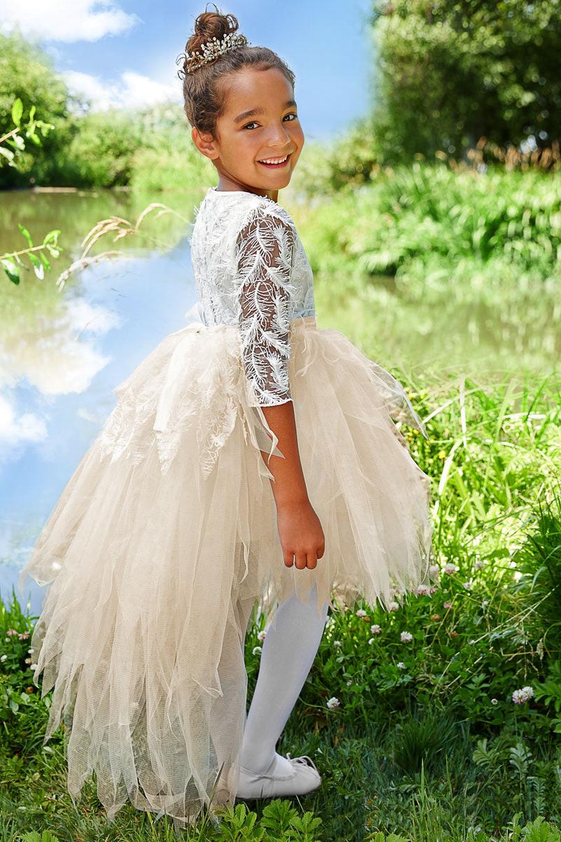 White Swan Costume for Girls-Chasing Fireflies