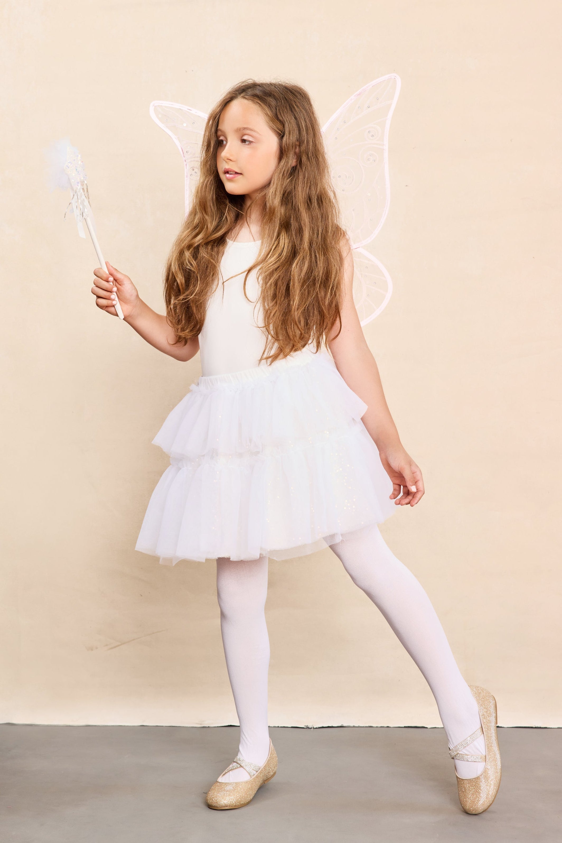 White Witch Costume Set for Girls-Chasing Fireflies