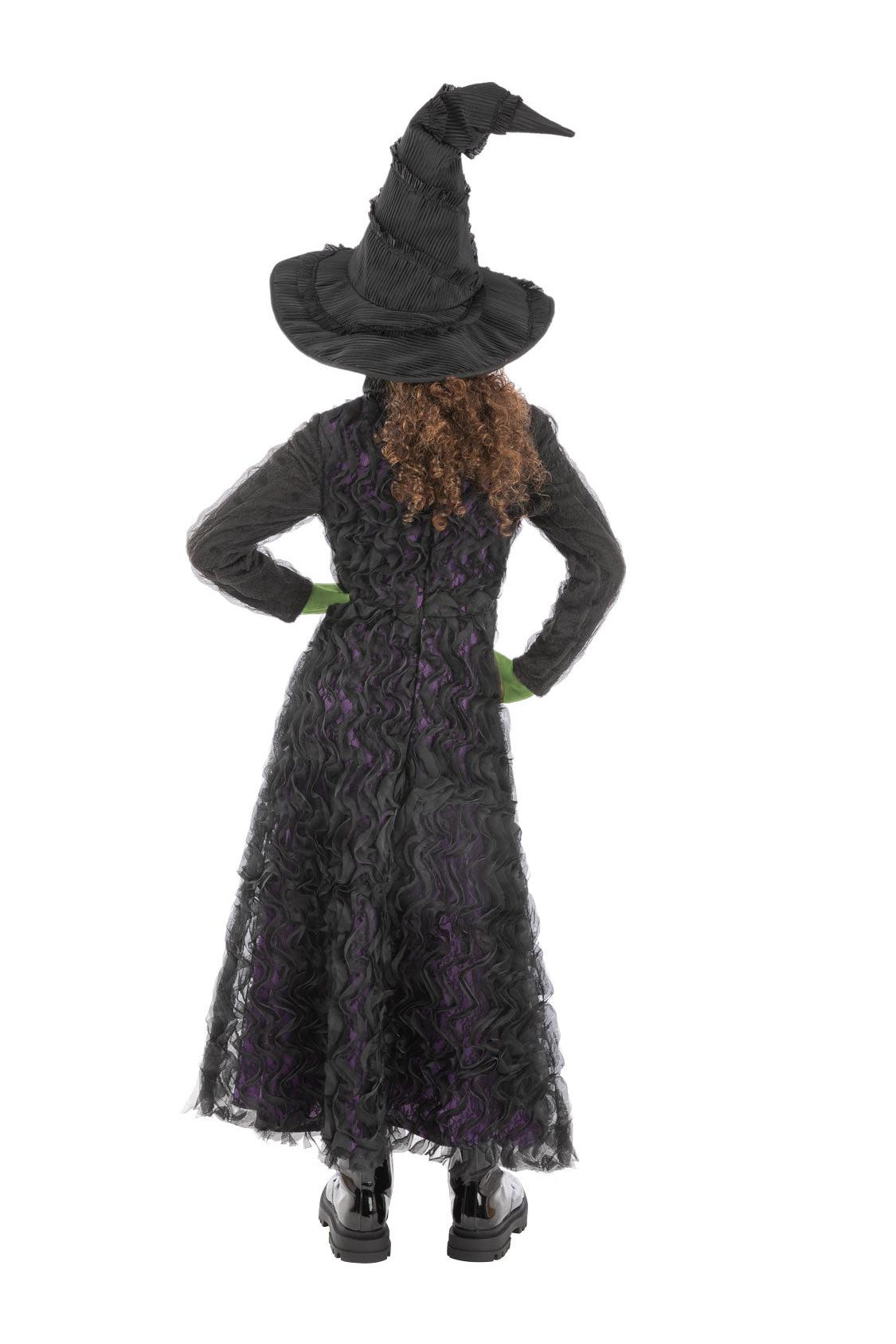 Wicked Deluxe Elphaba Girls Costume-Chasing Fireflies