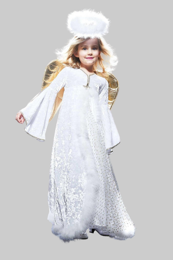 Golden Angel Costume for Girls