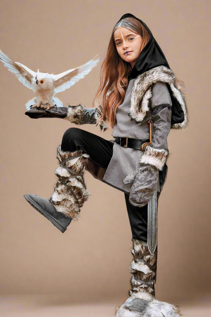 Snow Warrior Costume for Girls