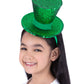 Fever Mini Top Hat on Headband, Green