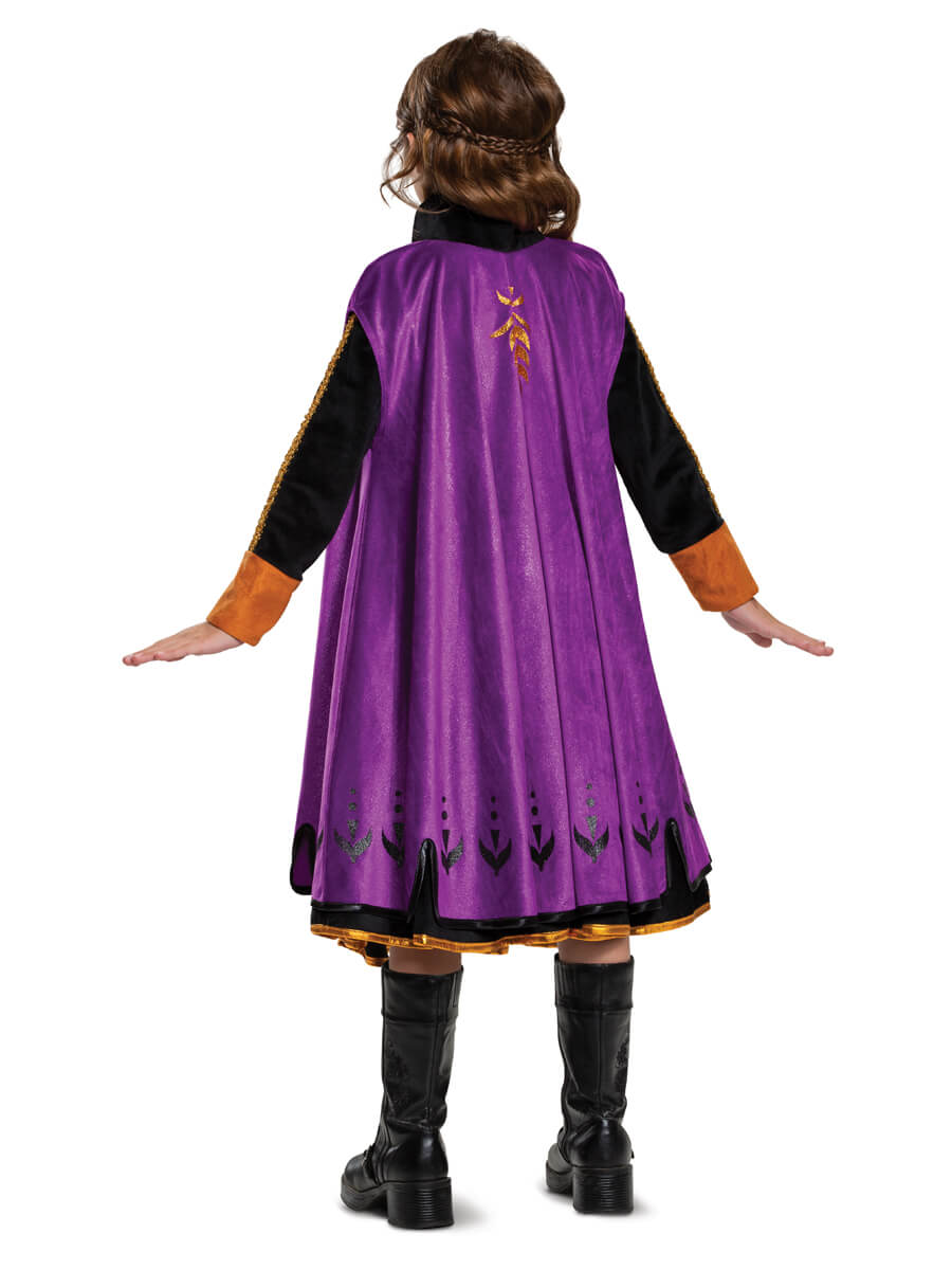 Disney Frozen 2 Anna Prestige Costume for Girls Back