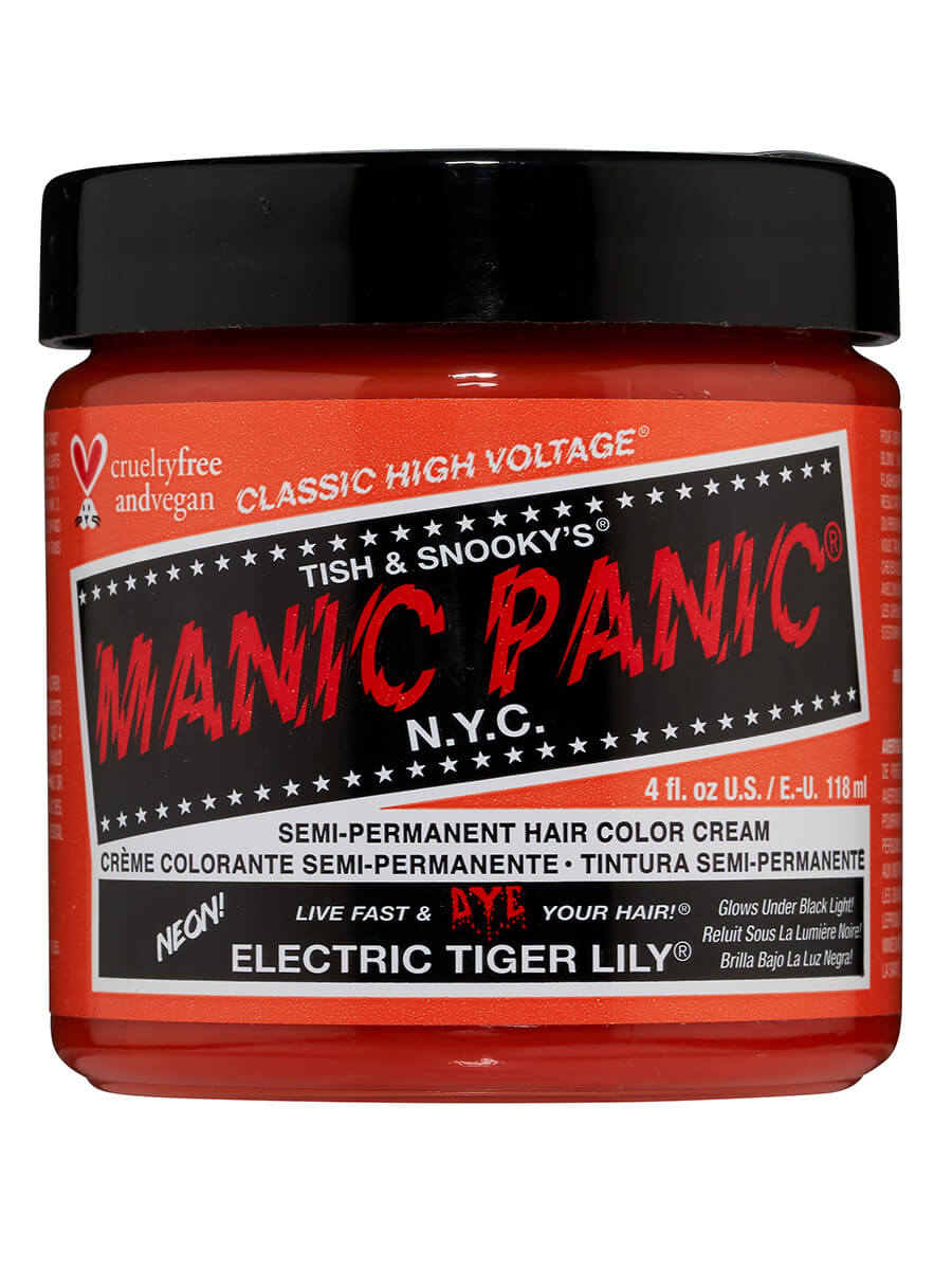 Manic Panic Classic Cream, Electric Tiger Lily, UV