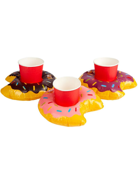 Inflatable Donut Drink Holder Ring