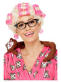 Hair in Curlers Old Lady Wig