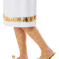 Grecian Lace Up Sandals, Gold
