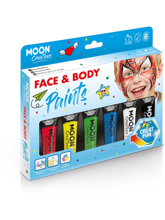 Moon Creations Face & Body Paint, Assorted