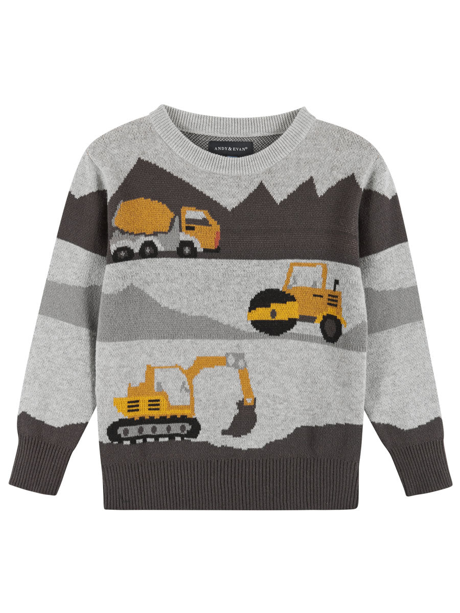Boys Construction Sweater