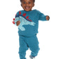 Dinosaur Stegosaurus Sweater and Pants 2 Piece Set