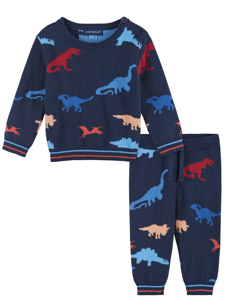 Dinosaur Sweater and Pants 2 Piece Set