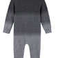 Boys Grey Ombre Toggle Romper and Booties