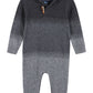 Boys Grey Ombre Toggle Romper and Booties