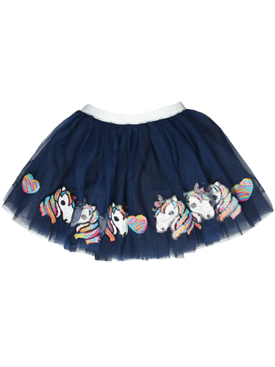 Unicorn Navy Tutu Skirt for Girls