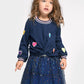Sequin Navy Tutu Skirt for Girls