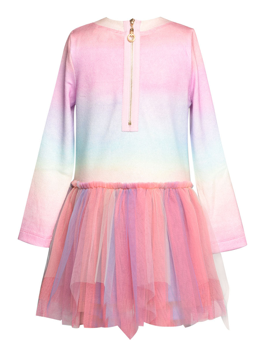 Tie-Dye Heart Tutu Dress for Girls
