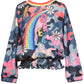 Rainbow Camo Dream Print Top for Girls