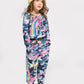 Rainbow Camo Dream Print Top for Girls