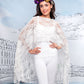 Ivory Lace Cape for Women