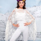 Ivory Lace Cape for Women