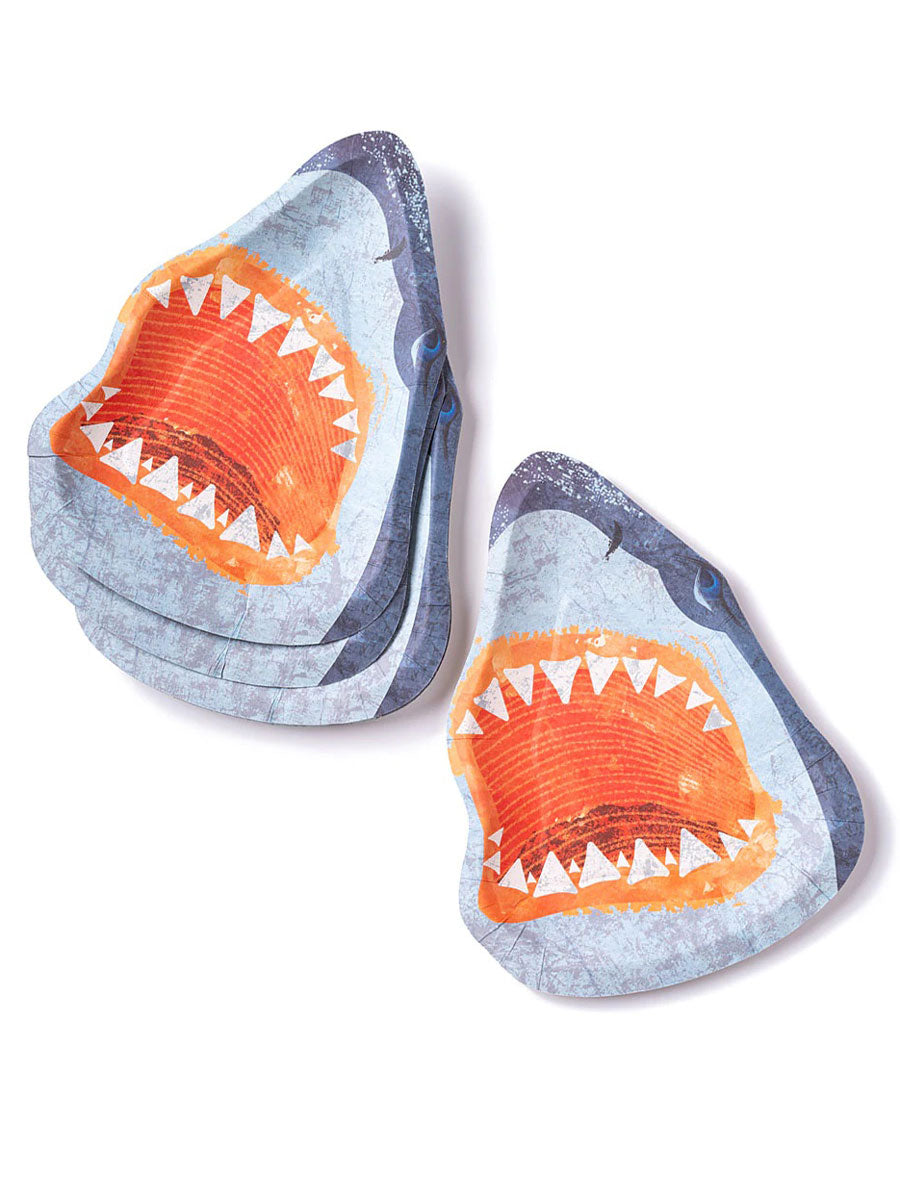 Shark King of the Sea Paper Party Plates (x8)