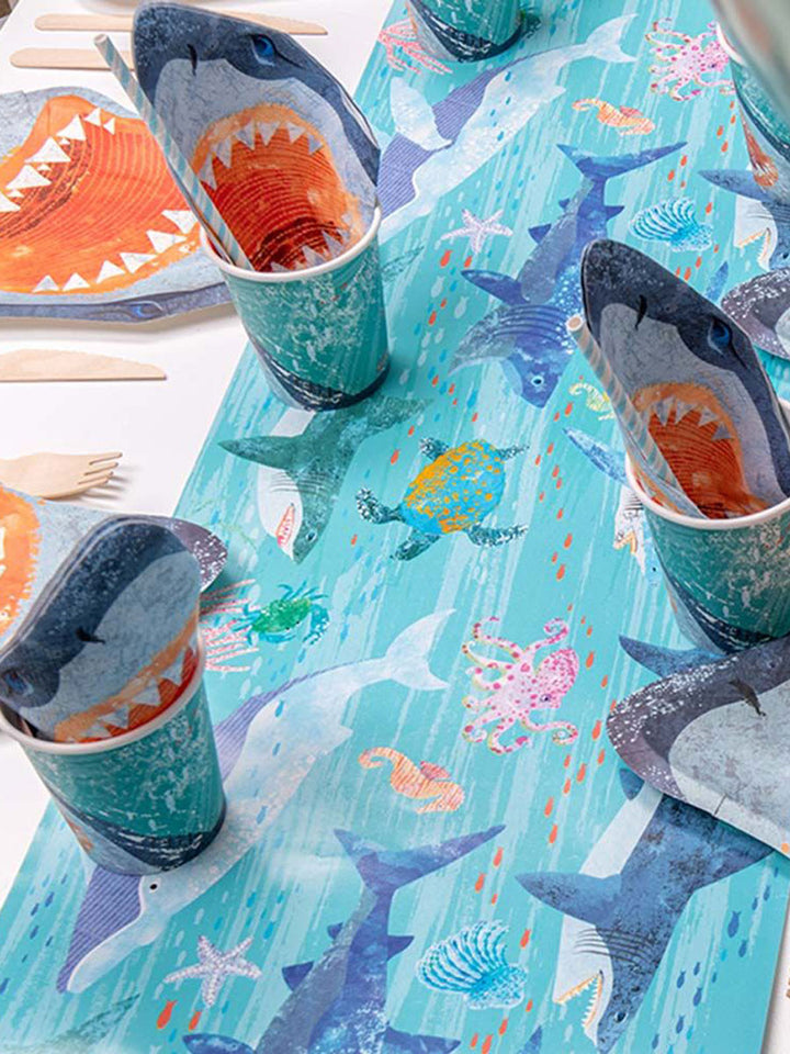Shark King of the Sea Table Runner
