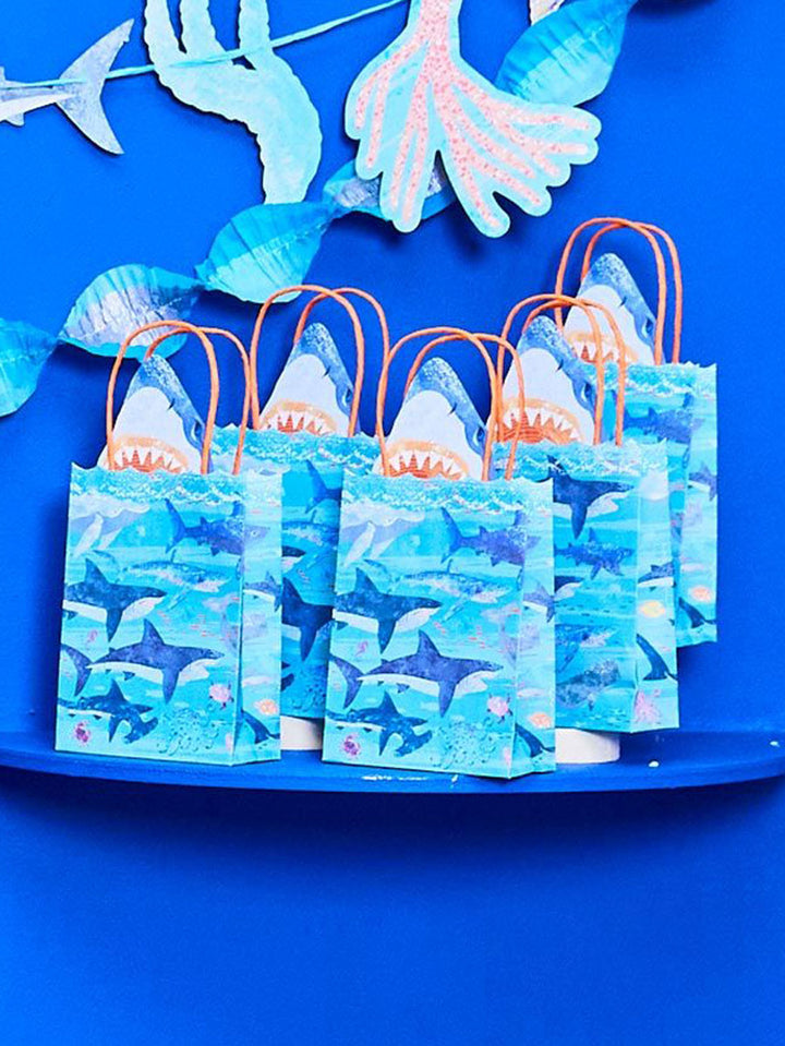 Metallic & Blue Paper Party Streamer