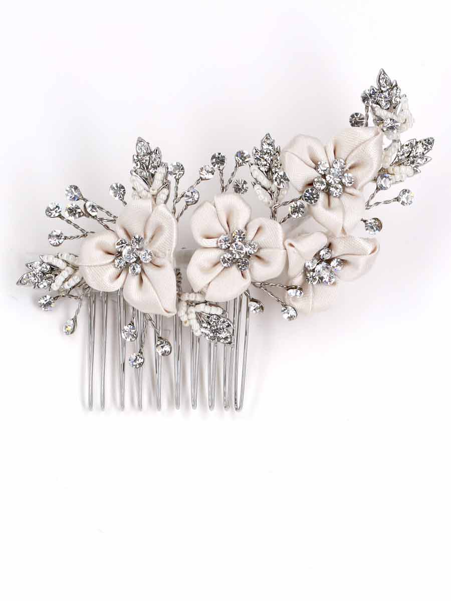Blush Floral Hair Comb | Chasing Fireflies