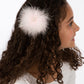 Pink Puff Hair Clip