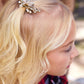 Pearl & Crystal Floral Comb