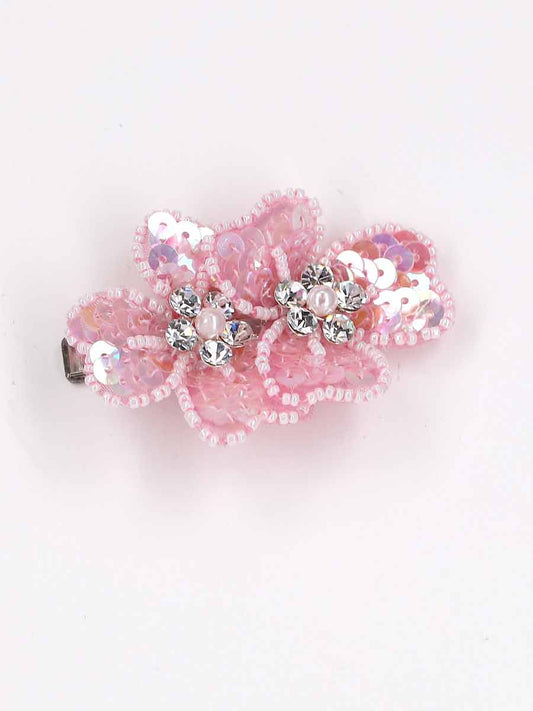 Pink Melange Hair Clip