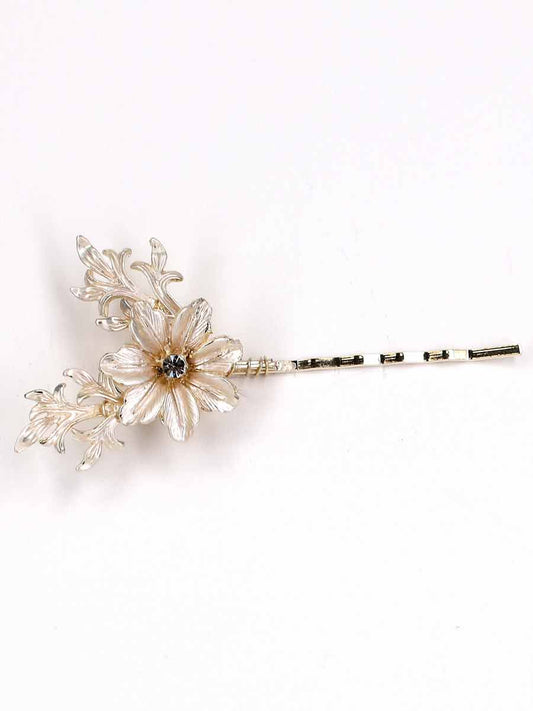 Gold Flower Bobby Pin