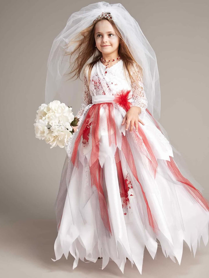 Zombie Bride Costume For Girls