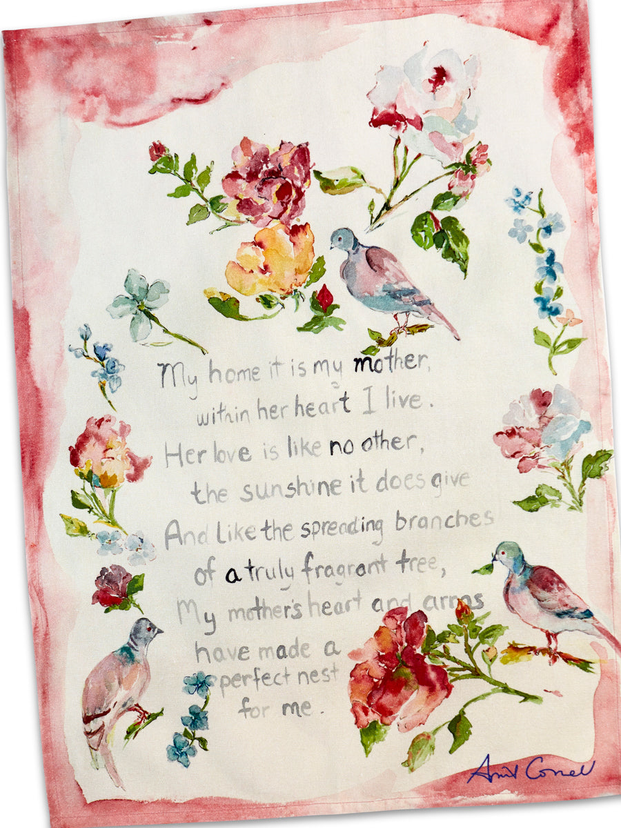 Mothers Day Poem Tea Towel