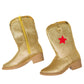 Gold Glitter Cowboy Boots