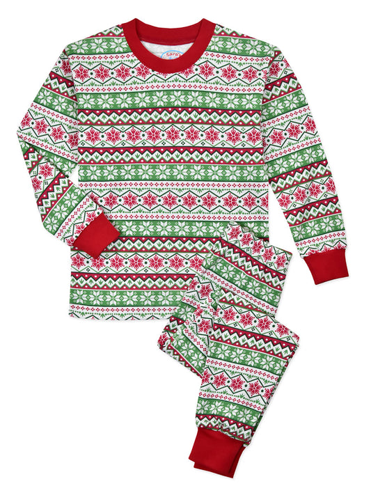 Kids Christmas Fair Isle Pajamas