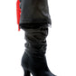 Womens Pirate Boots with Ribbon