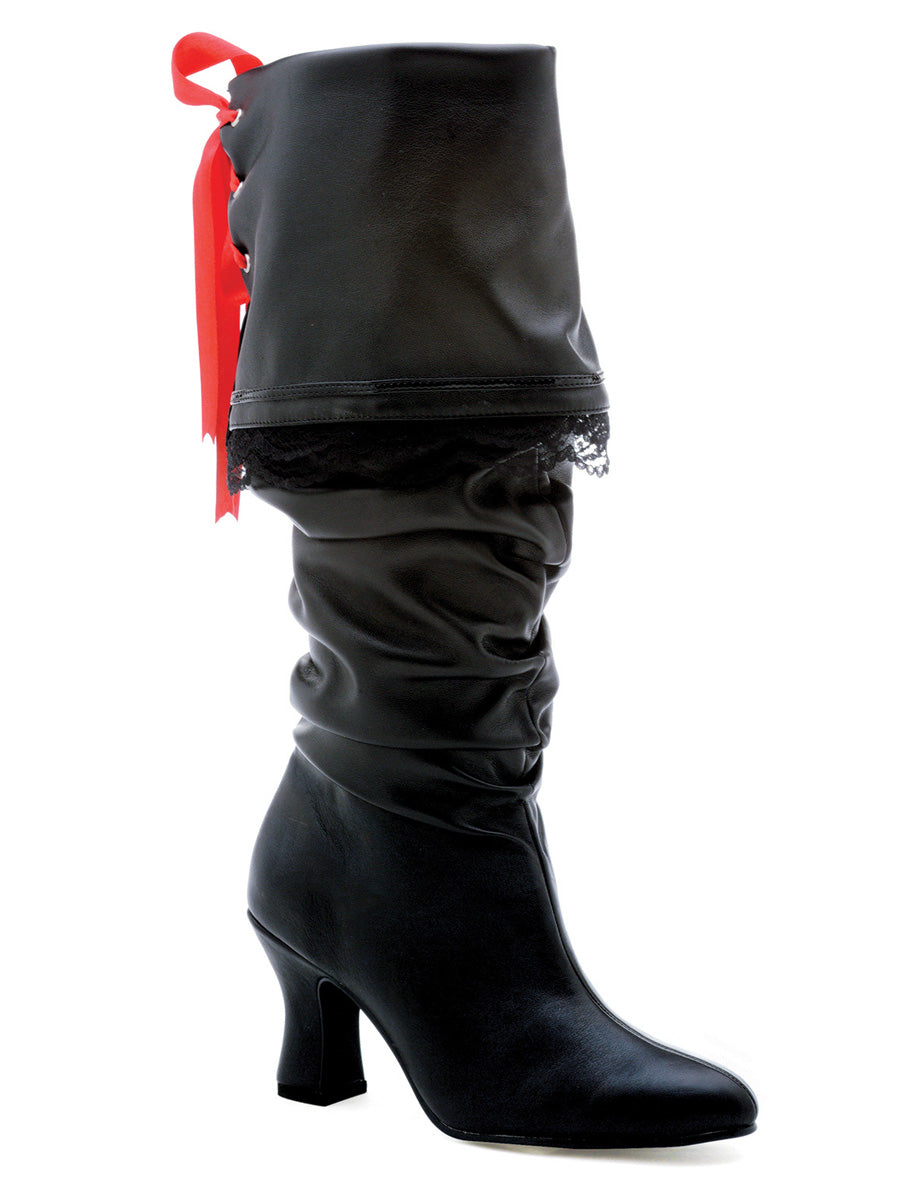 Women’s Pirate Boots with Ribbon