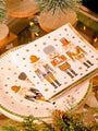Metallic Nutcracker Paper Party Plates (x8)