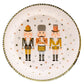 Metallic Nutcracker Paper Party Plates (x8)
