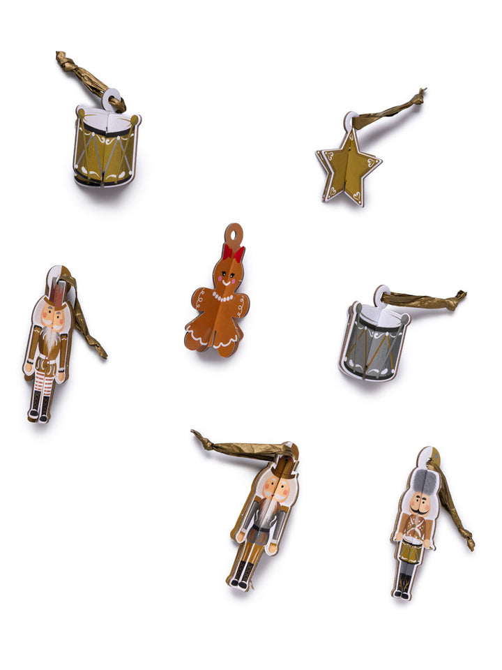 Metallic Nutcracker Christmas Crackers (x6)