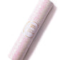 Metallic Iridescent White Glitter Table Runner