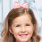 Pink Polka Dot Bow Headband
