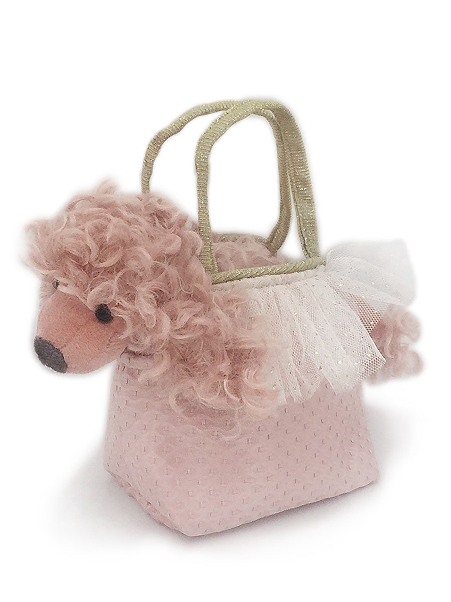 Paris Pink Poodle Plush & Purse